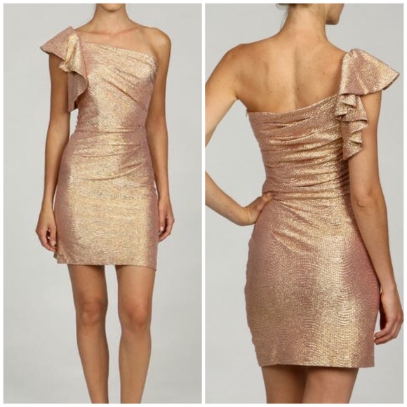 Adrianna Papell Dresses & Skirts - Hailey Logan by Adrianna Papell rose gold dress